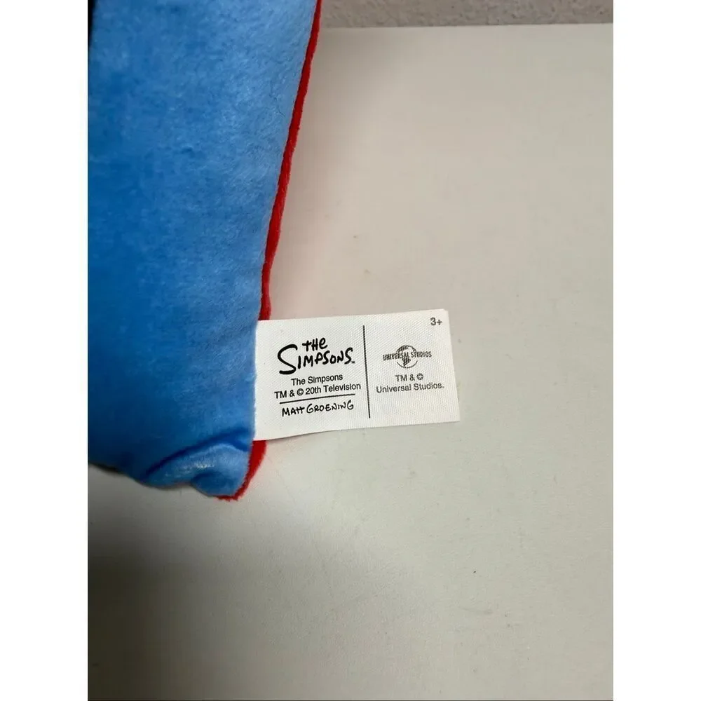 Universal Studios Bart Simpson Bartman Pillow The Simpsons NWOT 12” x 12”